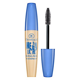 Dermacol Mega Lashes Mascara Waterproof mascara rezistentă la apă pentru alungire si volum Black 12,5 ml