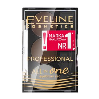 Eveline All in One Eyebrow Set set pentru aranjarea sprâncenelor 02 1,7 g