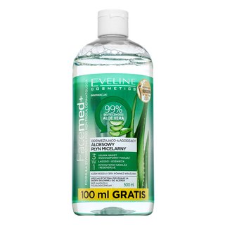 Eveline FaceMed+ 99% Aloe Vera Micellar Water 3in1 apă micelară pentru toate tipurile de piele 400 ml