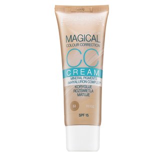 Eveline Magical Colour Correction CC Cream SPF15 CC krém împotriva imperfecțiunilor pielii 53 Beige 30 ml