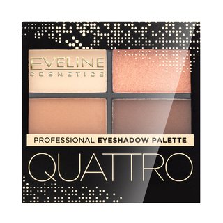 Eveline Quattro Professional Eyeshadow Palette paletă cu farduri de ochi 1 3,2 g