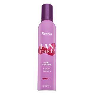 Fanola Fan Touch Curl Passion Curl Mousse spumă întăritoare pentru păr ondulat 300 ml