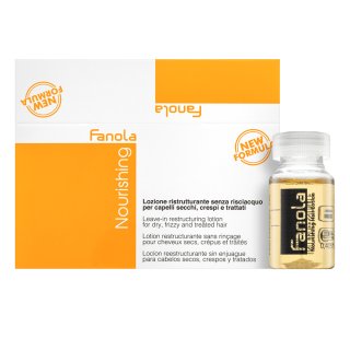 Fanola Nourishing Leave-in Restructuring Lotion ser cu efect de hidratare 12 x 12 ml