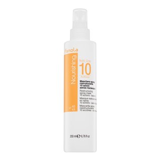 Fanola Nutri Care 10 Action Spray Leave-in Mask mască hrănitoare pentru păr uscat si deteriorat 200 ml