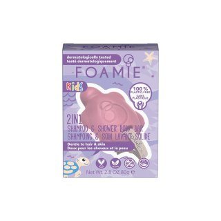 Foamie Kids Gel de duș solid 2in1 Shower Body Bar Cherry 80 g