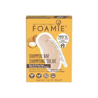 Foamie Shampoo Bar pentru păr creț Argan Oil 80 g