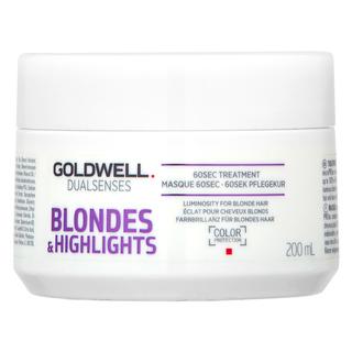 Goldwell Dualsenses Blondes & Highlights 60sec Treatment masca pentru păr blond 200 ml