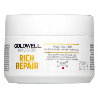 Goldwell Dualsenses Rich Repair 60sec Treatment masca pentru păr uscat si deteriorat 200 ml