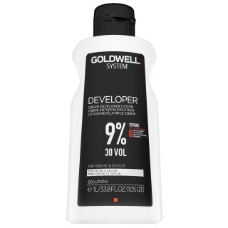 Goldwell System Cream Developer Lotion emulsie activatoare pentru toate tipurile de păr 9% 30 Vol. 1000 ml