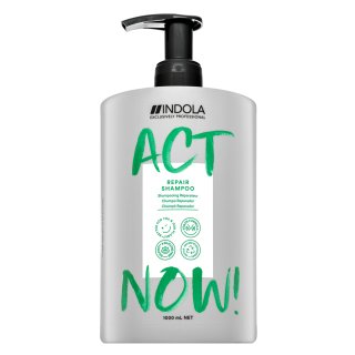 Indola Act Now! Repair Shampoo șampon hrănitor pentru păr uscat si deteriorat 1000 ml