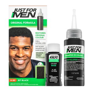 Just For Men Autostop Hair Colour șampon colorant pentru bărbati H60 Natural Jet Black 35 g