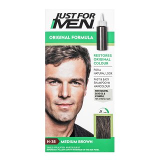 Just For Men Shampoo-in Haircolour șampon colorant pentru bărbati H35 Medium Brown 66 ml