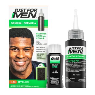 Just For Men Shampoo-in Haircolour șampon colorant pentru bărbati H60 Natural Jet Black 66 ml
