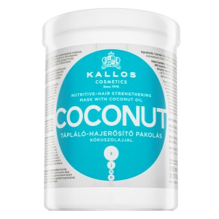 Kallos Coconut Nutritive-Hair Strengthening Mask mască pentru întărire pentru toate tipurile de păr 1000 ml