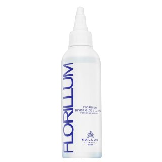 Kallos Florillum Silver Gloss Lotion fluid iluminator pentru păr blond platinat si grizonat 100 ml