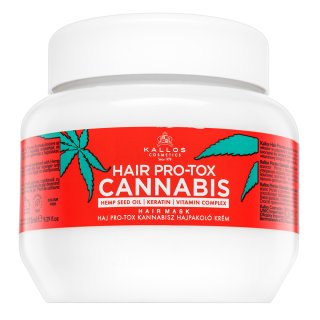 Kallos Hair Pro-Tox Cannabis Hair Mask mască hrănitoare pentru păr deteriorat 275 ml
