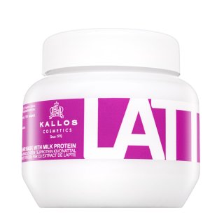 Kallos Latte Hair Mask mască pentru întărire pentru par vopsit, decolorat și tratat chimic 275 ml