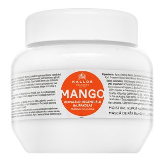 Kallos Mango Moisture Repair Hair Mask mască hrănitoare pentru păr deteriorat 275 ml