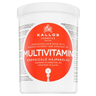 Kallos Multivitamin Energising Hair Mask mască pentru întărire pentru toate tipurile de păr 1000 ml