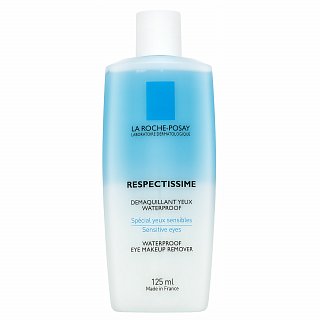 La Roche-Posay Respectissime Waterproof Eye Makeup Remover demachiant în doi pași pentru ștergerea machiajului durabil și rezistent la apă 125 ml