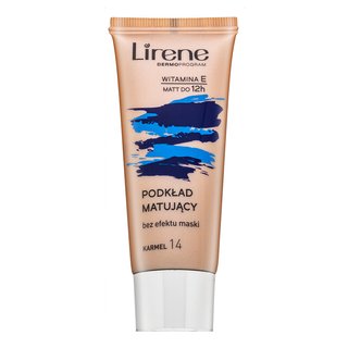 Lirene Nature Matte fluid 14 Caramel make-up fluid cu efect matifiant 30 ml