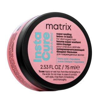 Matrix Total Results Insta Cure Build-A-Bond Leave-In Balm balsam nutritiv pentru întărirea fibrei părului 75 ml