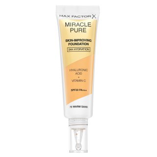 Max Factor Miracle Pure Skin-Improving Foundation machiaj persistent cu efect de hidratare 70 Warm Sand 30 ml