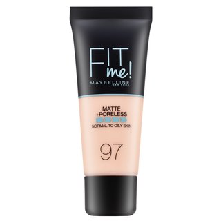 Maybelline Fit Me! Foundation Matte + Poreless fond de ten lichid cu efect matifiant 097 Natural Porcelain 30 ml