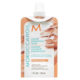 Moroccanoil Color Depositing Mask mască hrănitoare cu pigmenți colorați Rose Gold 30 ml