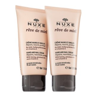 Nuxe Rêve De Miel cremă hrănitoare Hand and Nail Cream 2 x 50 ml