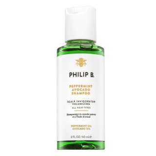 PHILIP B Peppermint & Avocado Volumizing & Clarifying Shampoo sampon hranitor pentru toate tipurile de păr 60 ml