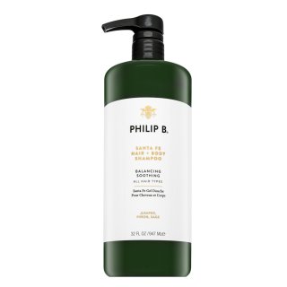 PHILIP B Santa Fe Hair + Body Shampoo șampon și gel de duș 2 în 1 cu efect revigorant 947 ml
