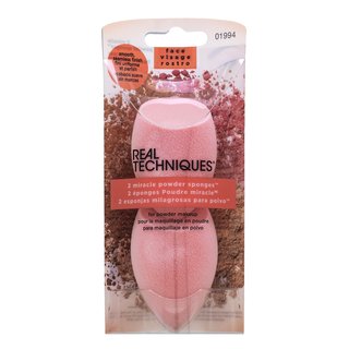 Real Techniques Miracle Complexion Powder Sponge 2 pcs burete pentru pudră