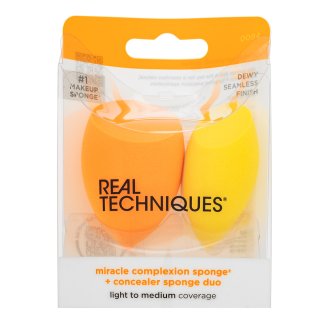 Real Techniques Miracle Complexion Sponge + Concealer Sponge Duo burete pentru make-up