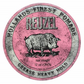 Reuzel Holland's Finest Pomade Pink Grease Heavy Hold pomadă de păr pentru fixare puternică 340 g