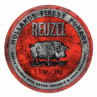 Reuzel Holland's Finest Pomade Red Water Soluble High Sheen pomadă de păr 35 g