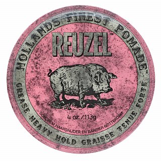 Reuzel Pink Pomade Pink Pomade pomadă de păr pentru fixare puternică 113 ml