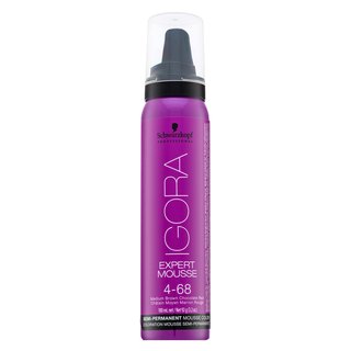 Schwarzkopf Professional Igora Expert Mousse Semi-Permanent Mousse Color spuma de vopsire semipermanentă a părului 4-68 100 ml