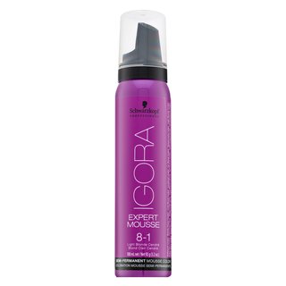 Schwarzkopf Professional Igora Expert Mousse Semi-Permanent Mousse Color spuma de vopsire semipermanentă a părului 8-1 100 ml