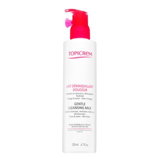 Topicrem Gentle Cleansing Milk lapte de curățare pentru piele normală, sensibilă sau combinată 200 ml