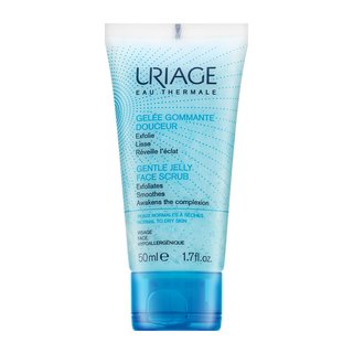 Uriage Gentle Jelly Face Scrub Loțiune calmantă pentru piele uscată și atopică 50 ml