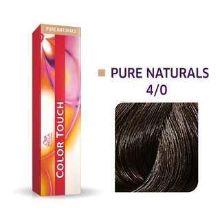 Wella Professionals Color Touch Pure Naturals cu efect multi-dimensional 4/0 60 ml