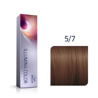 Wella Professionals Illumina Color vopsea profesională permanentă pentru păr 5/7 60 ml