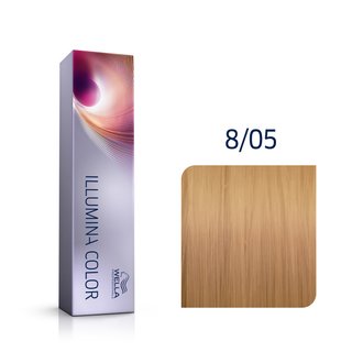 Wella Professionals Illumina Color vopsea profesională permanentă pentru păr 8/05 60 ml