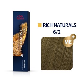 Wella Professionals Koleston Perfect Me+ Rich Naturals vopsea profesională permanentă pentru păr 6/2 60 ml