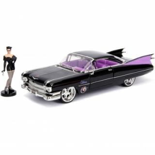 DC Bombshells 1959 Cadillac cu figurina, macheta auto 1:24