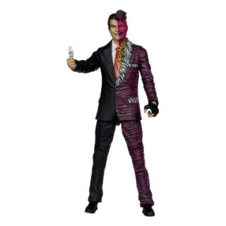 DC Build A Megafig (Nightmare Bat) Batman Forever Figurina Two Face (Gold Label) 18 cm