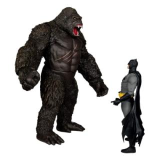 DC Justice League Monsterverse DC Multiverse Set 2 figurine articulate Batman  Kong 29 cm