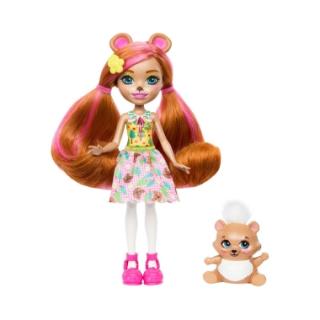 Enchantimals Mini Papusa Biloxi Bear si Trail 15 cm