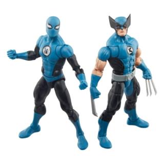 Fantastic Four Marvel Legends Set 2 figurine articulate Wolverine  Spider-Man 15 cm